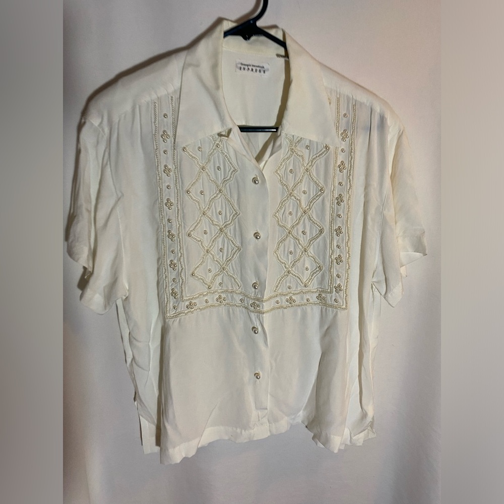 Compagnie Internationale Express Vintage Womens Shirt Size Small